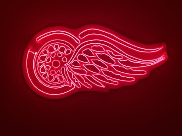 A picture of Detroit Red Wings (Sports Neon Sign)