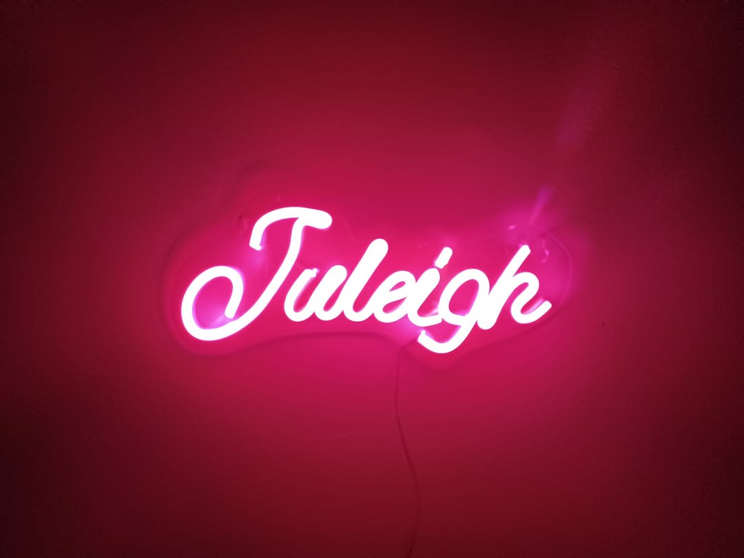 Personal Name Neon Sign
