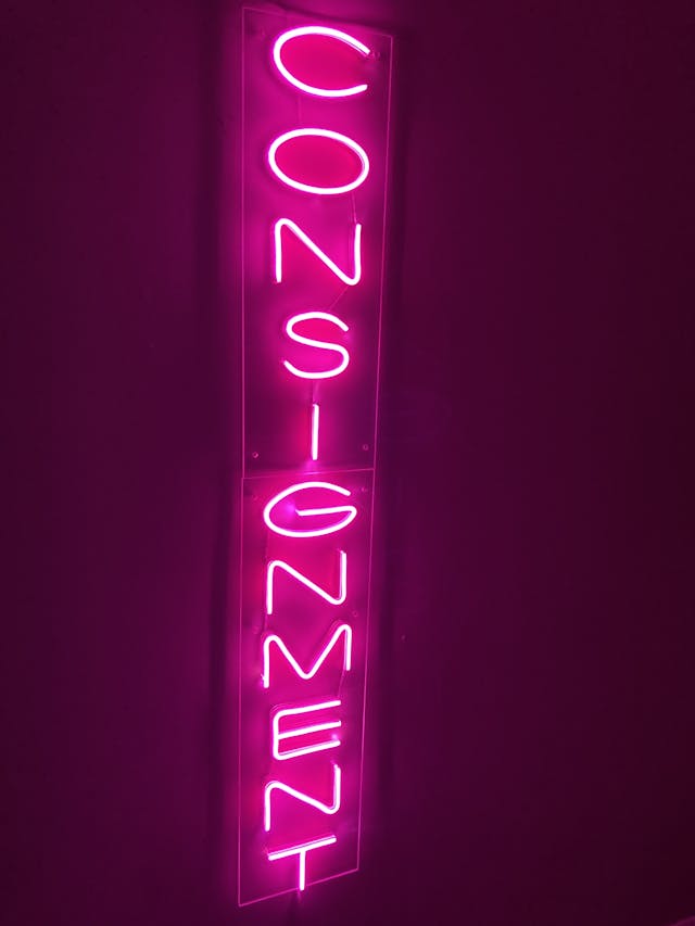 A picture of Business Neon Sign and Logo (2 Panels)