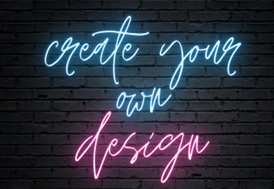 A picture of Creative Decoration using Neon Lights