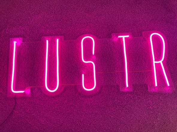 A picture of LUSTR (Business Neon Sign)